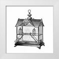 thumbnail image 1 of Catalog Illustration 15x15 White Modern Wood Framed Museum Art Print Titled - Etchings: Birdcage - Victorian house with steps., 1 of 4