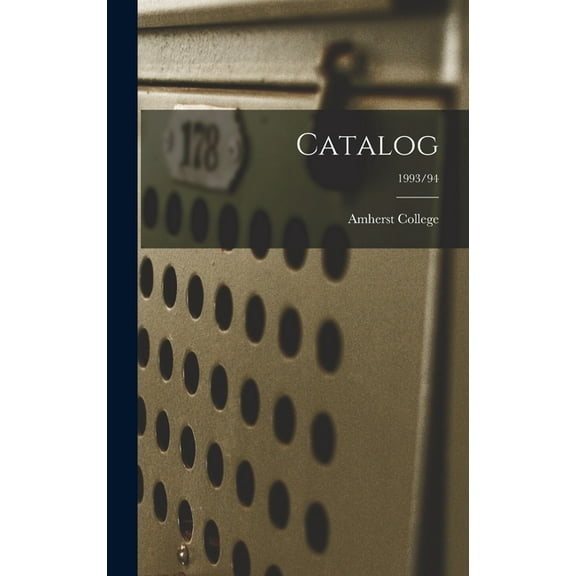 Catalog [electronic Resource]; 1993/94, (Hardcover)
