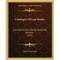 thumbnail image 1 of Catalogue Of Law Books : Published Or For Sale By Banks And Brothers (1897) (Paperback), 1 of 1