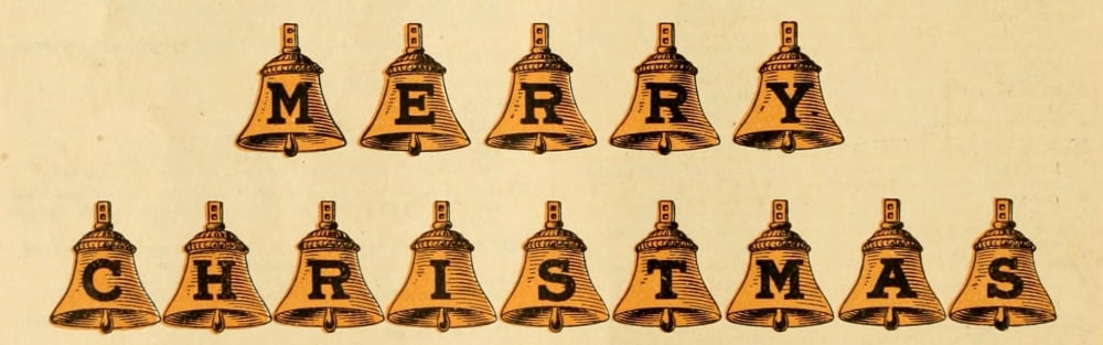 Catalogue of Sunday-school Supplies 1897 Merry Christmas Bells Canvas Art - Unknown (24 x 36)