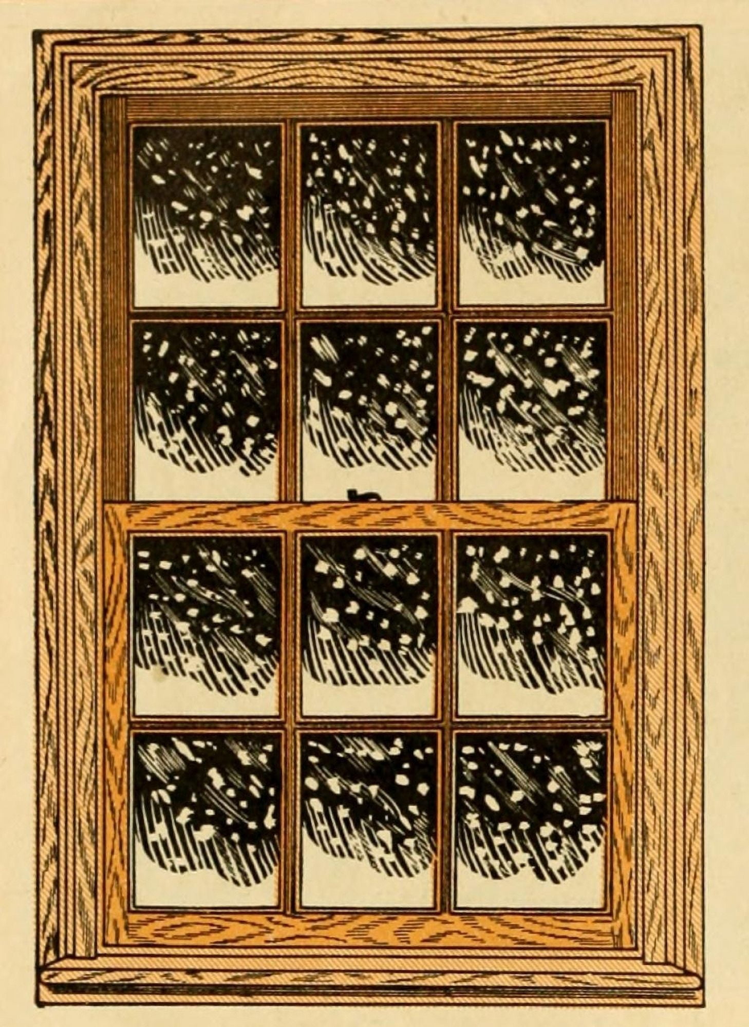 Catalogue of Sunday-school Supplies 1897 Snowy Window Canvas Art - Unknown (24 x 36)