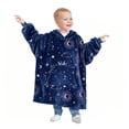 thumbnail image 1 of Catalonia Astrology Unicorn Wearable Blanket Hoodie for Kids, Fleece Snuggy Sweatshirt Pullover, 4-12 Years Boy Girl Gift, 28 × 24 inches, 1 of 6