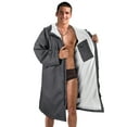 thumbnail image 1 of Catalonia Fleece Lining Swim Parka for Men, Women, Kids, Waterproof Versatile Swim Jacket Coat,Swim Changing Poncho Robes for Adult,Kids and Youth for Swimming, Surfing, 1 of 7