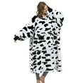 thumbnail image 1 of Catalonia Full Body Oversized Blanket Hoodie Sweatshirt, Extra Long Wearable Fleece Pullover, Gift for Adult Men Women Wife Girlfriend, 1 of 4