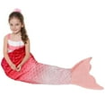 thumbnail image 1 of Catalonia Kids Mermaid Tail Blanket,Super Soft Plush Flannel Sleeping Snuggle Blanket for Girls,Rainbow Ombre,Fish Scale Pattern,Gift Idea, Pink Ombre, 1 of 8