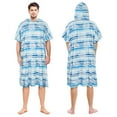 thumbnail image 1 of Catalonia Microfiber Surf Poncho,Water Absorbent Changing Towel Robe,Aqua, 1 of 7