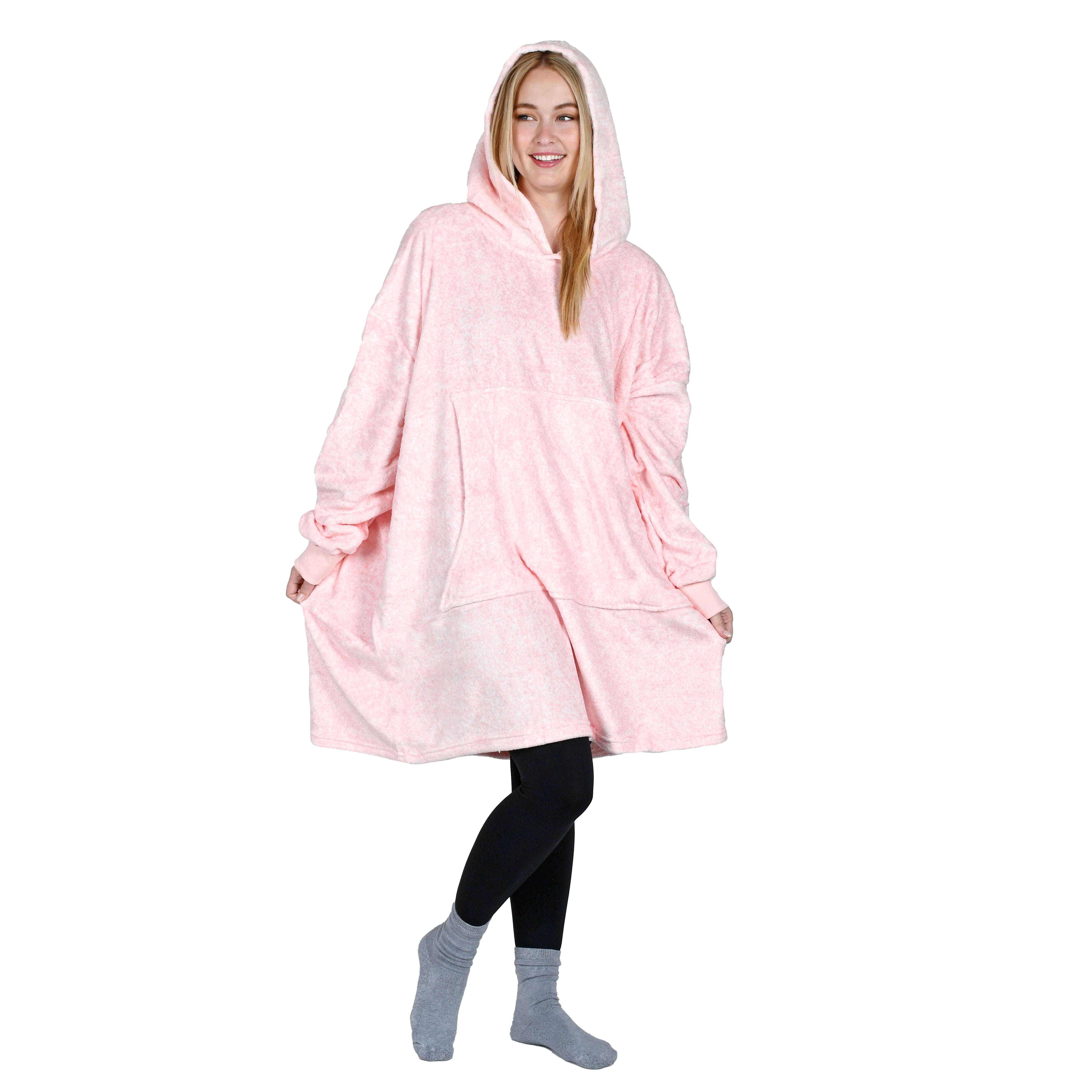 Catalonia Oversized Blanket Hoodie Sweatshirt, Giant Fleece Pullover