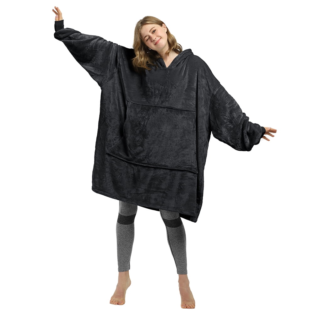 Catalonia Oversized Blanket Hoodie Sweatshirt, Giant Fleece Pullover