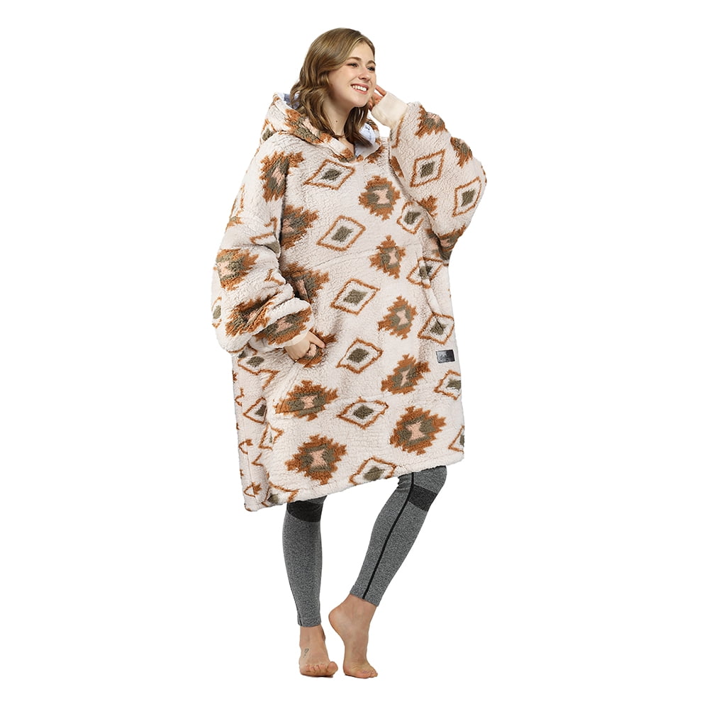 Catalonia Oversized Hoodie Blanket Sweatshirt, Super Soft Warm
