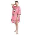 thumbnail image 1 of Catalonia Oversized Summer Women's Nightgown, Lightweight Cooling Thin Pajamas for Women, Ladies Casual Sleep Tee, Soft Loose Round Neck Sleep Shirt, Short Sleeve Sleepshirt with Pockets, 1 of 8