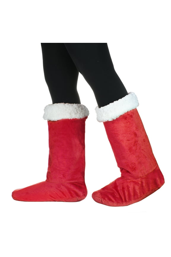 Sherpa Slipper Socks for Women & Teen, Winter Indoor Non-Skid House Booties 11 Colors