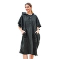 thumbnail image 1 of Catalonia Surf Swimming Poncho Changing Towel Robe,Quick Dry Microfiber Changing Robe with Opening Front Pocket and Hood for Outdoor Indoor Unisex, 1 of 7