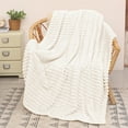 thumbnail image 1 of Catalonia Throw Blankets for Beds, Couches, Super Soft Fuzzy Plush Fleece Blankets for Adults and Kids, Machine Washable, 50"" X 60"", Beige, 1 of 7