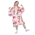 thumbnail image 1 of Catalonia Valentine's Day Gift Oversized Blanket Hoodie Sweatshirt for Kids, Wearable Fleece Pullover with Large Front Pocket, Teen Boys Girls Gift, 1 of 5
