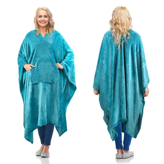 Catalonia Wearable Blanket Poncho for Adult, Super Soft Comfort TV Throw Blanket Cape for Women and Men