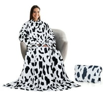 Catalonia Wearable TV Blanket with Sleeves Arms Micro Plush Fleece Wrap Throw Robe 73 x 51”