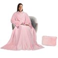 thumbnail image 1 of Catalonia Wearable TV Blanket with Sleeves Arms Micro Plush Fleece Wrap Throw Robe 73 x 51”, 1 of 7