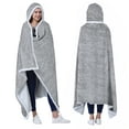 thumbnail image 1 of Catalonia Wearable TV Blanket with Sleeves Arms Warm Micro Plush Sherpa Fleece for Adult Large Wrap Throw Robe 72 x 55”, 1 of 7
