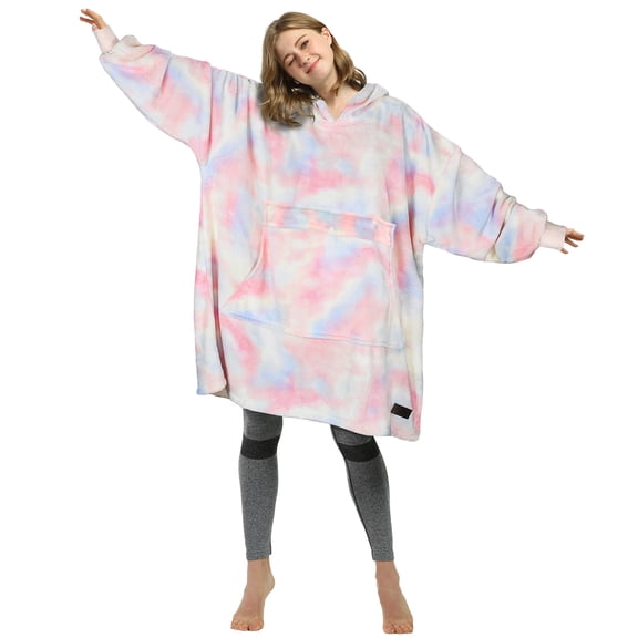 Catalonia Women's Hoodie Sweatshirt, Casual Pullover Sweater with front Pocket, Womens Fall Winter Clothing, Blanket Hoodie Sweatshirt, Cotton Candy