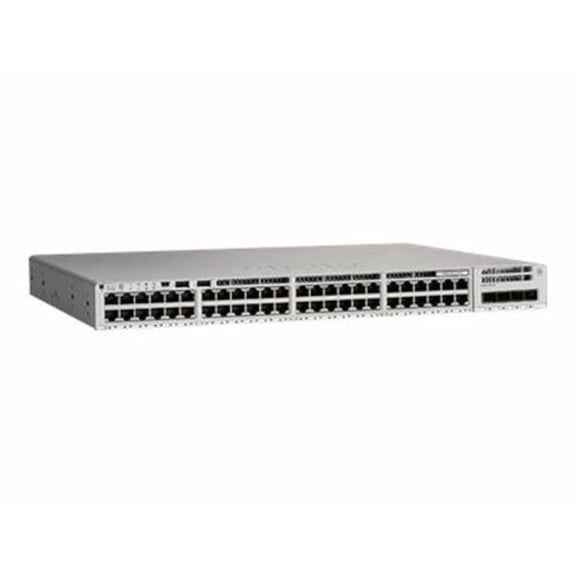 Catalyst 9200L Switch - Black - 48-Port - Rack-Mountable - PoE+ Enabled