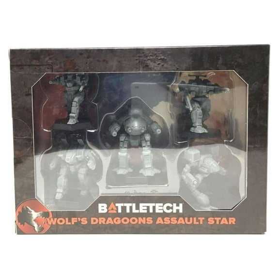 Catalyst BattleTech Wolf's Dragoons Assault Star Miniature Force Pack