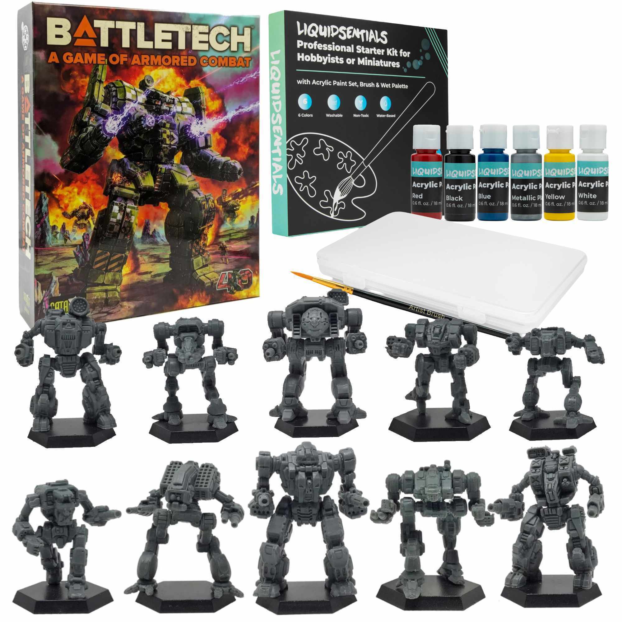 BattleTech Beginner Box 40° Anniversario | Gioco Da Tavolo Strategico Per 2 Giocatori | Edizione Introduzione Con Miniature