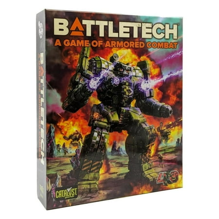 Catalyst Game Labs BattleTech A Game of Armored Combat 40th Anniversary Strategy Board Game with Beginner Box for 2 Players