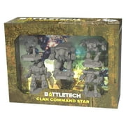 Catalyst Game Labs BattleTech Clan Command Star Miniature Force Pack Game with Dire Wolf, Summonder, Stormcrow, Mist Lynx, and Shadow Cat Miniatures