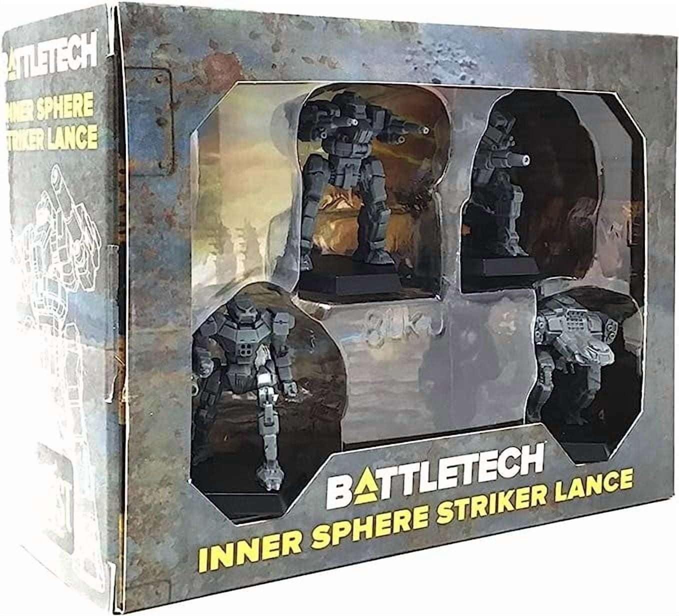 Catalyst Game Labs BattleTech: Inner Sphere Striker Lance Miniature Force Pack , Grey