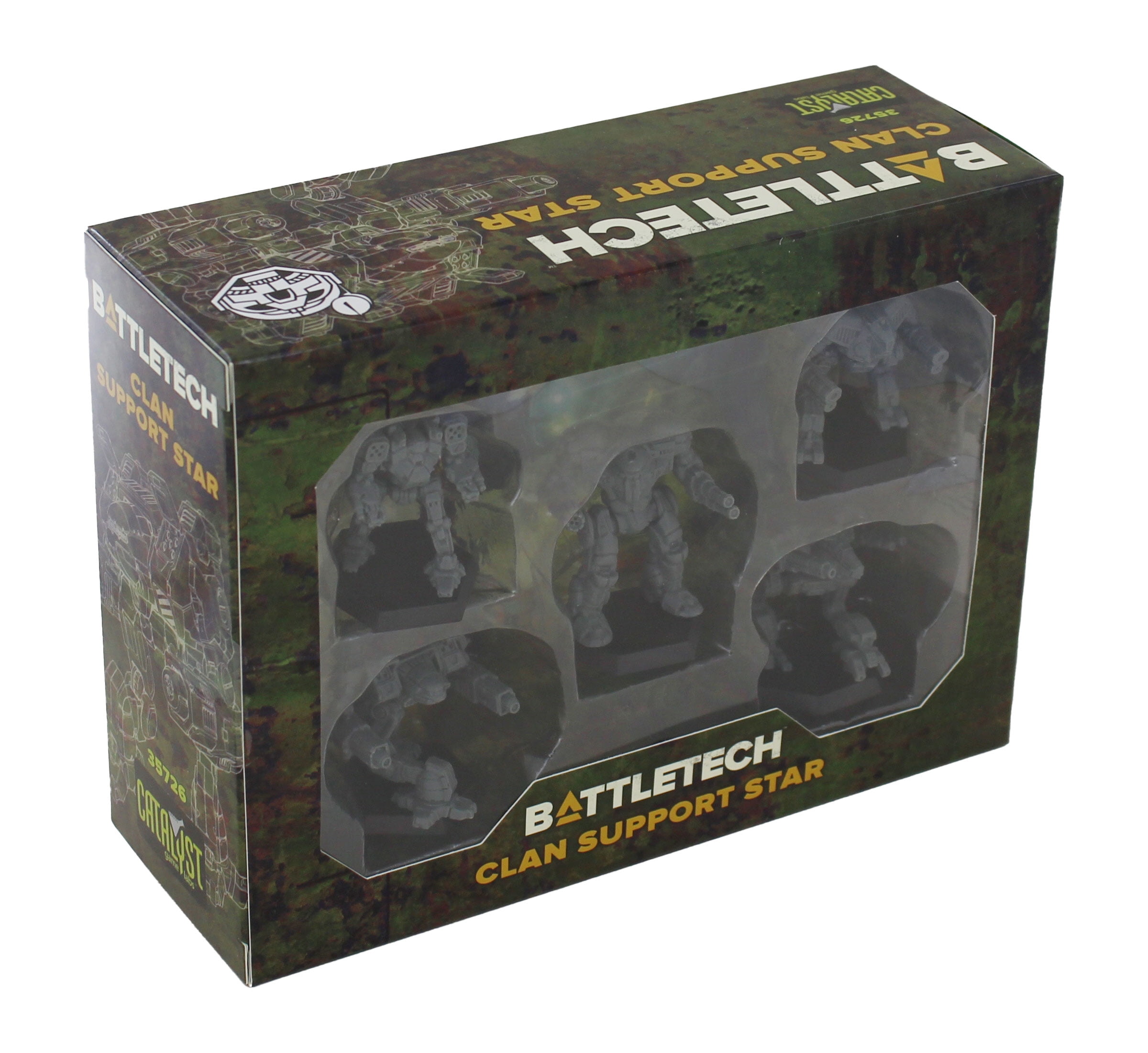 Catalyst Game Labs BattleTech Mini Force Pack: Clan Support Star ...