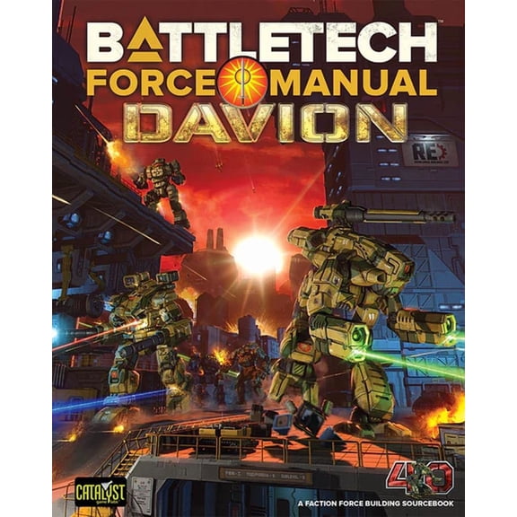 Catalyst Game Labs Force Manual - Davion New