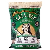 Catalyst Pet Softwood Natural Clumping Cat Litter, Original Formula ...