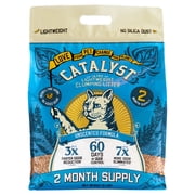 Catalyst Pet Softwood Natural Clumping Cat Litter, Unscented Formula, 15 lb. Bag