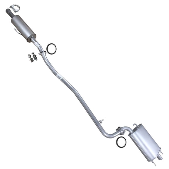 Northeastern Exhaust Resonator, Intermediate Pipe & Muffler Fits 2012-2017 Toyota Camry 2.5L Sedan - Direct Fit Exhaust System Kit