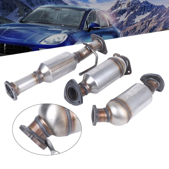 Catalytic Converter, Catalytic Converter Kit For 2007-2017 GMC Acadia 3.6L, 2009-2017 Chevrolet Traverse 3.6L, 2008-2017 Buick Enclave 3.6L and 2007-2010 Saturn Outlook 3.6L, Catalytic Converter Kit