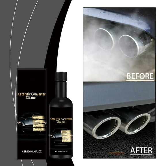 Catalytic Converter Cleaner 120ml,Automotive Engine Cleaner,Carbon Deposit Removal,Engine Efficiency Booster,Exhaust Emission Reducer,Vehicle Engine Cleaner,Eco-Friendly Catalytic Converter Cleaner