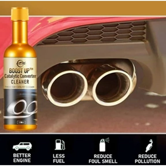 Catalytic Converter Cleaner for Car Engine Cleaner Powerful Booster Cleaner Oxygen Sensor The Fuel Injectors Cylinder Heads Cleaning Agent,Treatment Oil for Gas and Diesel Car (1Pcs)