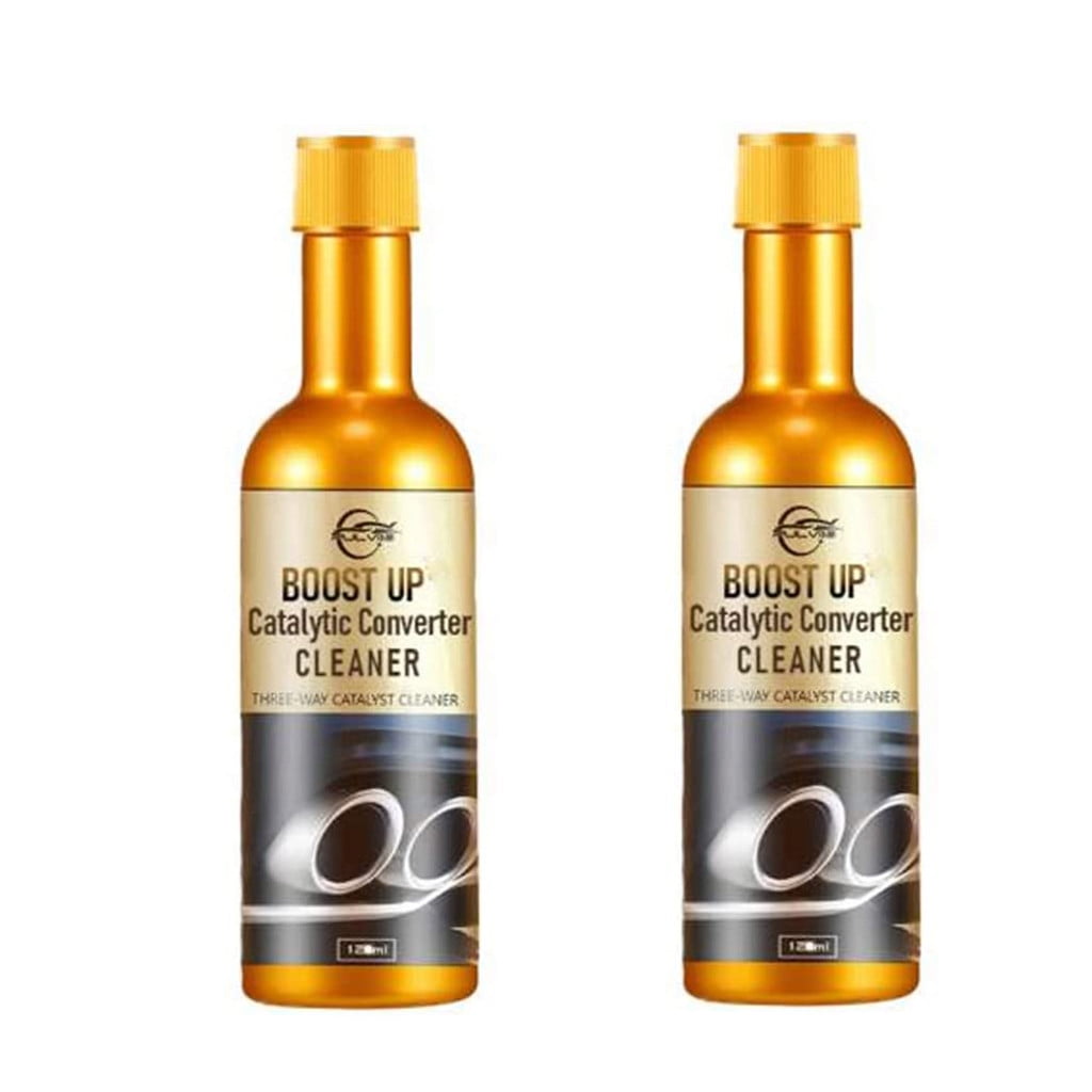 Catalytic Converter Cleaner Engine Booster Cleaner 120ml×2 Heavy Duty