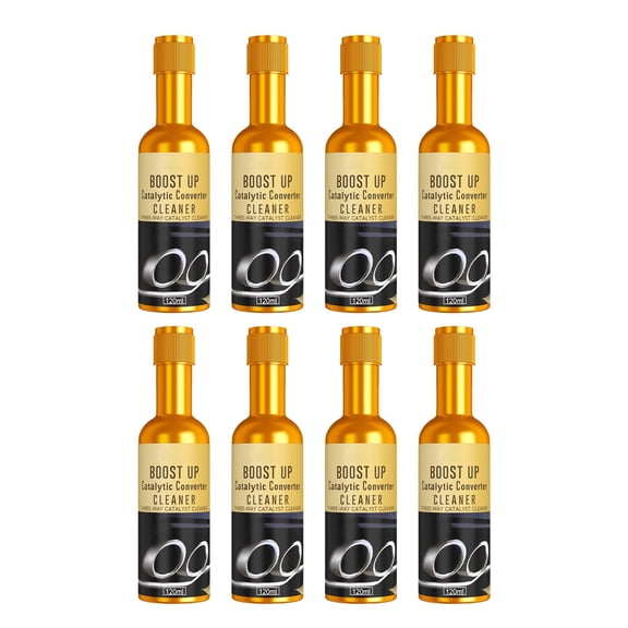 Catalytic Converter Cleaner, Gaqring Powerful Carbon Deposit Removal Gasoline Additive, 120ml Bottle for Automotive System Cleaning Exhaust Gas Treatment