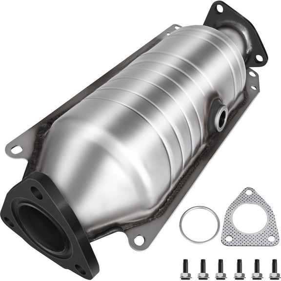 Catalytic Converter Compatible with 1998-2002 Honda Accord 2.3L, Direct-Fit High Flow Series Cat Converter, Stainless Steel Exhaust Converter Pipe w/Flange Design & Gasket (OBD III Compliant)