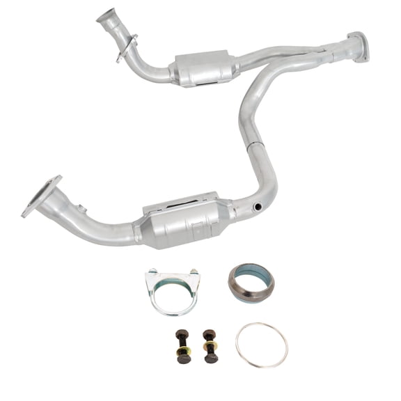 Garage-Pro Catalytic Converter Compatible with Cadillac Escalade 2002-2005, Chevrolet Avalanche 1500 2002-2005, Tahoe 2000-2006, GMC Yukon 2000-2006 6/8 Cyl. Engine, w/ 50.5 in. Overall Length