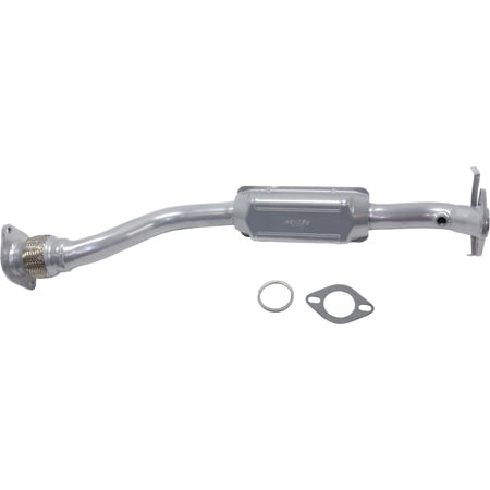 Garage-Pro Catalytic Converter Compatible with Buick Regal 1997-2004, Chevrolet Impala 2000-2005, Monte Carlo 2000-2005, Pontiac Grand Prix 1997-2003 Center Powder-Coated Silver, with Heat Shield