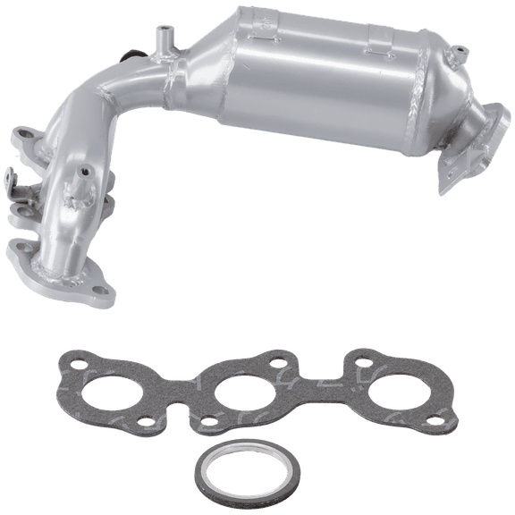 Garage-Pro Catalytic Converter Compatible with Lexus RX330 2004-2006, RX400h 2006-2008, Toyota Highlander 2004-2007, Front, LH (Radiator Side), 6 Cyl., 3.3L Engine, with Exhaust Manifold