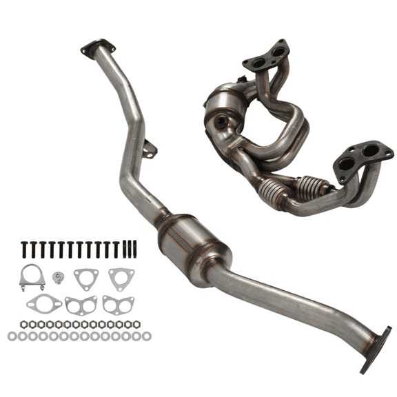 Catalytic Converter Compatible with 2006-2009 Subaru Legacy Outback 2.5L Non-Turbo Front Rear Direct Fit Exhaust Replacement