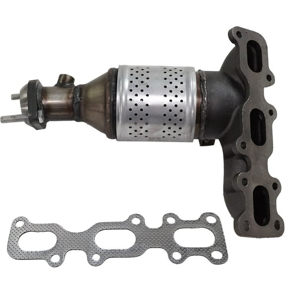 Catalytic Converter Compatible with 2013-2019 Ford Explorer 2013-2016 Lincoln MKZ 6Cyl 3.5L 3.7L Front, Right Passenger