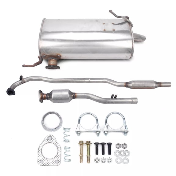 Catalytic Converter Complete Exhaust System with Resonator & Muffler, High Flow Direct Fit Replacement for Mitsubishi Outlander SUV 2.4L 2014-2018 Engine