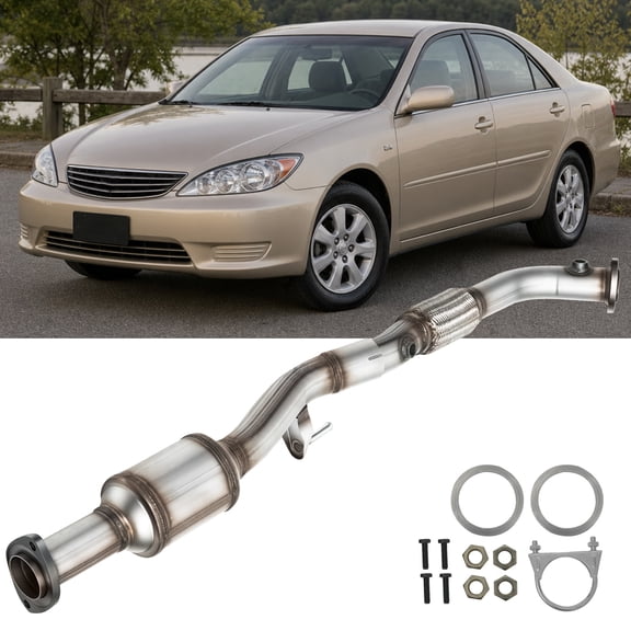 Catalytic Converter Direct-Fit Replacement for 2002-2006 Toyota Camry 2.4L and 2004-2006 Toyota Solara 2.4L