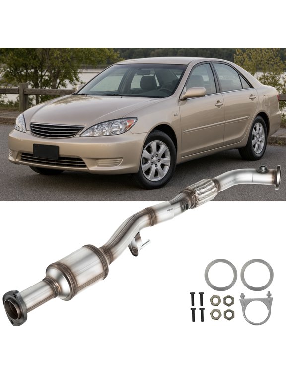 Catalytic Converter Direct-Fit Replacement for 2002-2006 Toyota Camry 2.4L and 2004-2006 Toyota Solara 2.4L