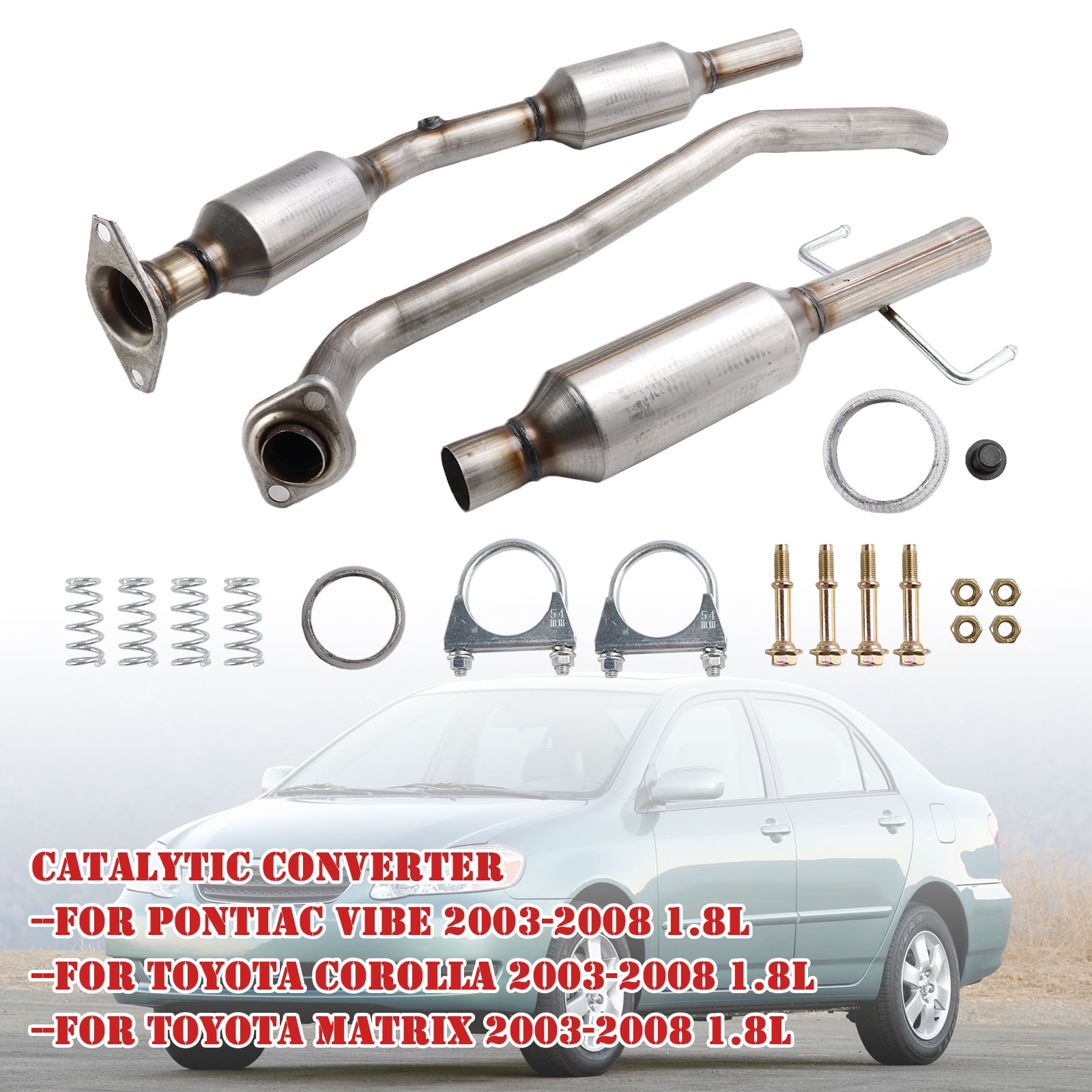 Catalytic Converter Fit For 2003 04-2008 Toyota Corolla Matrix Pontiac Vibe 1 8l