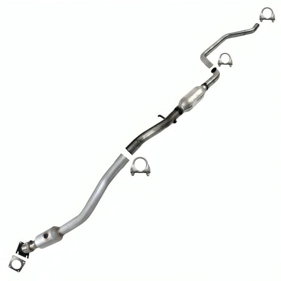 Northeastern Exhaust Catalytic & Intermediate Pipe Fits 2007-2014 Chrysler Sebring & 200 2.4L (ED3 Engine; Sedan; 4-Speed Transmission Only for Chrysler 200) Direct Fit EPA | Stainless Steel